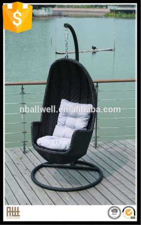 Top selling factory directly outdoor two seater hanging swing chair for garden