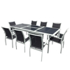 Patio Chair Bench Aluminum Bistro Armchair Outdoor Table Set Cast Iron Garden Furniture