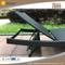 Garden black rattan chaise furniture lounge aluminium beach chair sun lounger