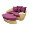 Wicker day beds garden furniture outdoor leisure pe rattan sun european style patio sofa bed