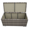 Black Patio Wicker Or Plastic Set Rattan Furniture Outdoor