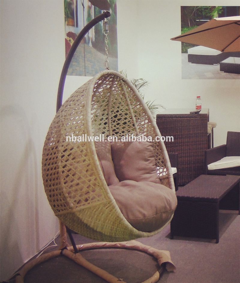 Fatory price factory directly outdoor swing chair artificial rattan