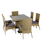 Clearance outdoor table and chairs modern dining set wicker leisure arm stool rattan furniture bar chair