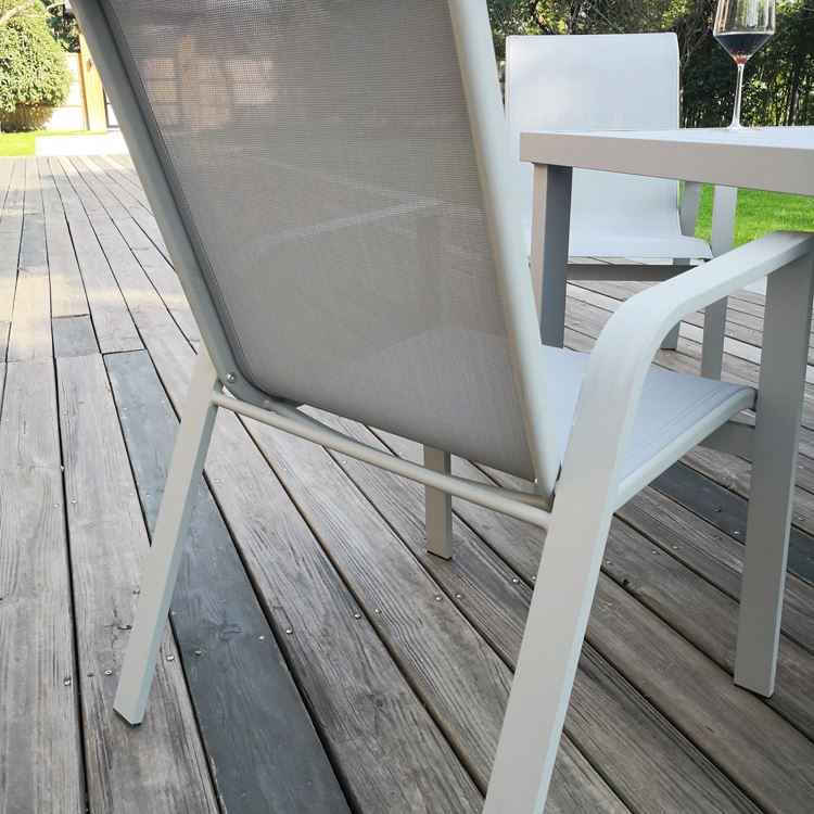 Aluminum table top rust resistant aluminium patio dining set polywood furniture