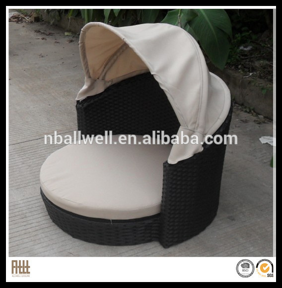 AWRF6162A outdoor rattan pet set furnture with UV - resisitant and waterproof tent,rattan pet set