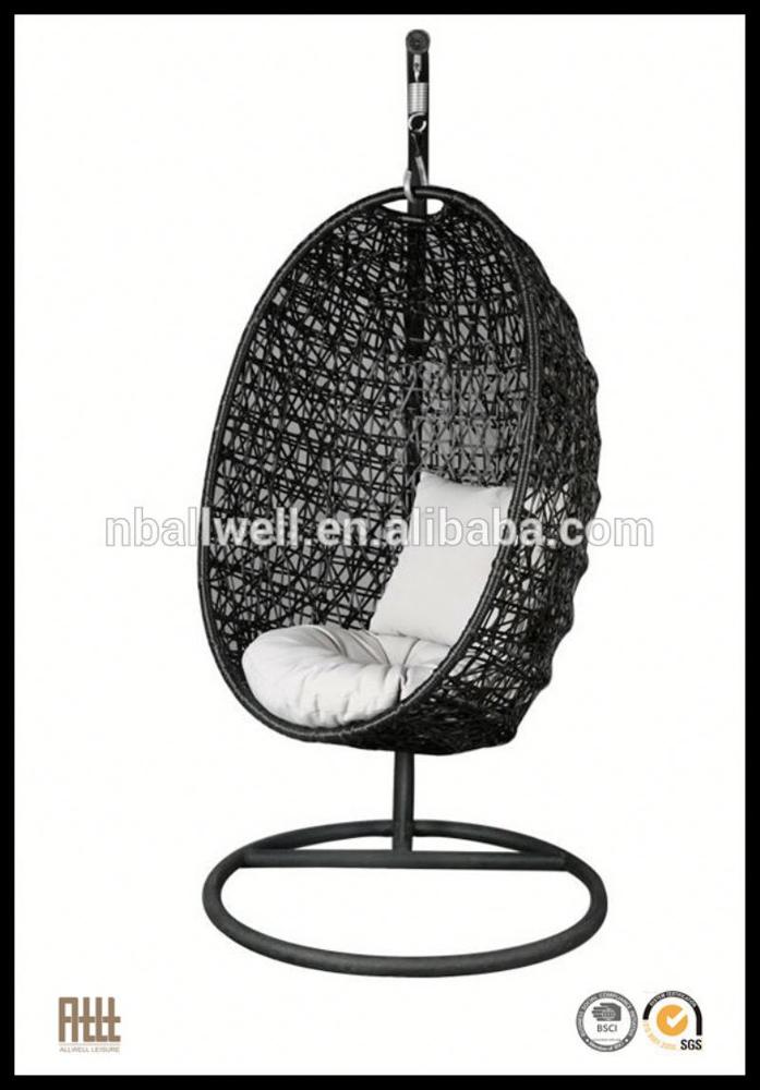 Top sale cheap price hot factory directly white metal/ rattan hanging chair swing