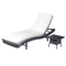 Classic wicker/rattan arm-sun chair sets rattan beach lounge adjustable chaise lounges sun lounger set