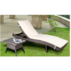 Set Lounge Bed Loungers Aluminum Outdoor Wicker Rattan Furniture Sun Lounger