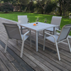 Cast table set leisure select patio umbrella garden plastic wood chair aluminum outdoor furniture.