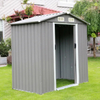 2023 New Garden Storage Shed Outdoor Metal Shed Aluminum Frame Multi-function Tool Storage House for Yard Lawn