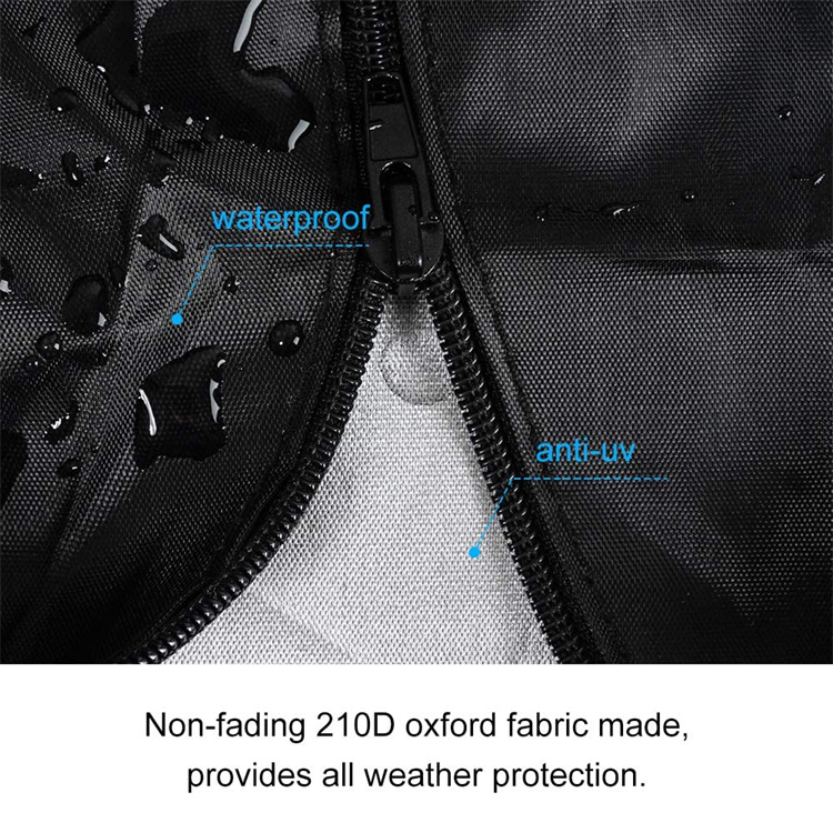 Rain Proof Dust Proof Outdoor Furniture Waterproof PU 420D Outdoor Umbrella Cover
