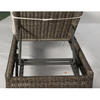 Classic wicker/rattan chair sets rattan beach lounge set
