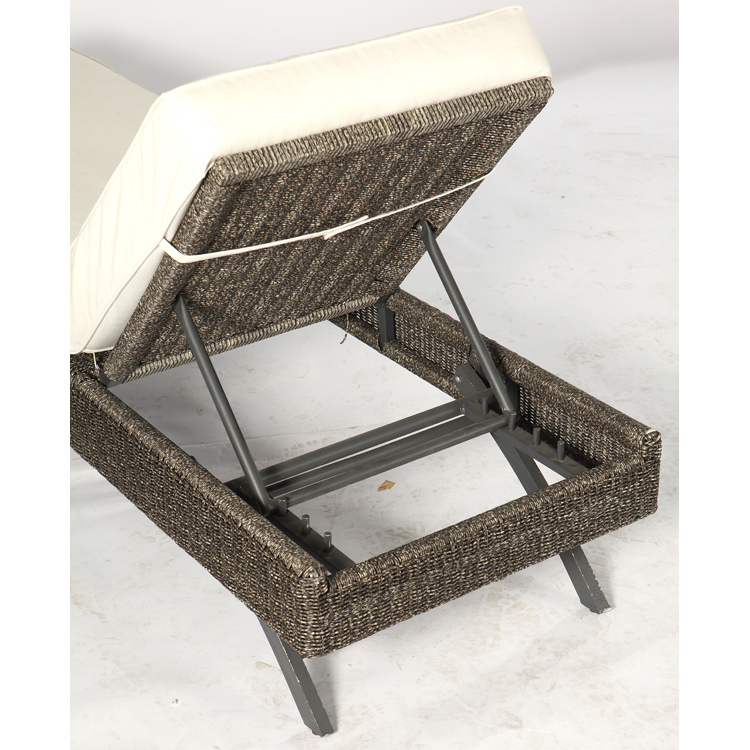 Classic wicker/rattan chair sets rattan beach lounge set