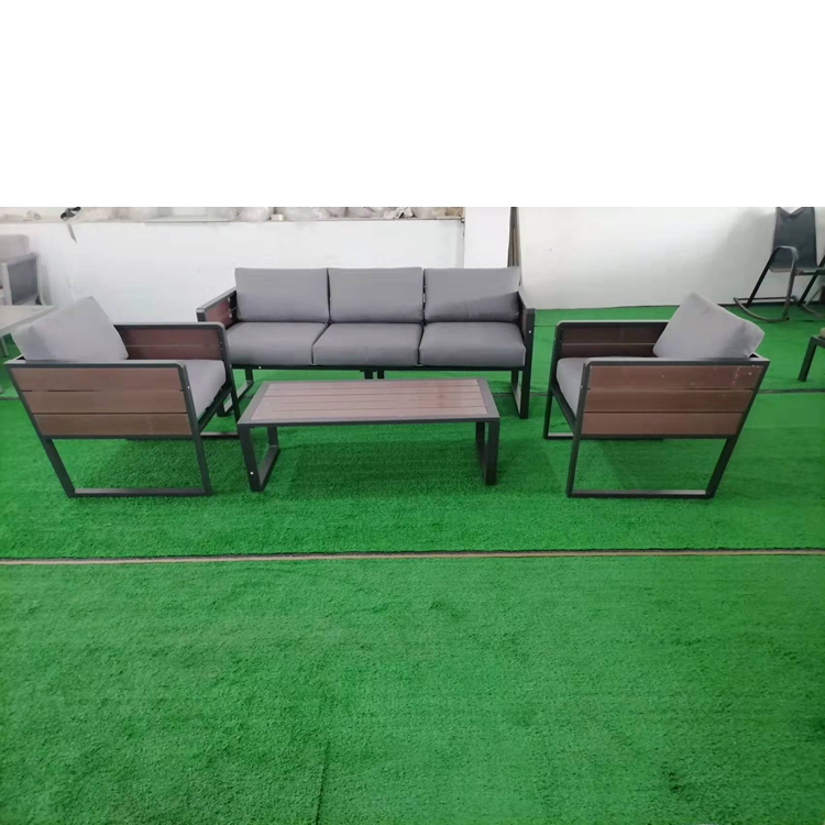 Aluminum sofa set garden hdpe adirondack chair aluminum outdoor sofa set